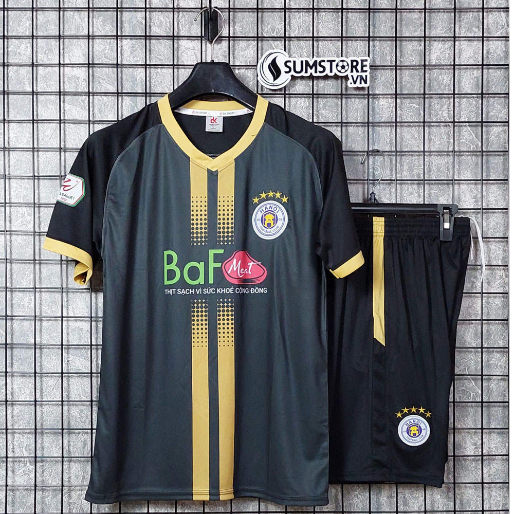 [HCM]Bộ Quần Áo Bóng Đá Thể Thao CLB Hà Nội Đen 2022 - Áo Thể Thao Đá Banh Nam Nữ Cao Cấp