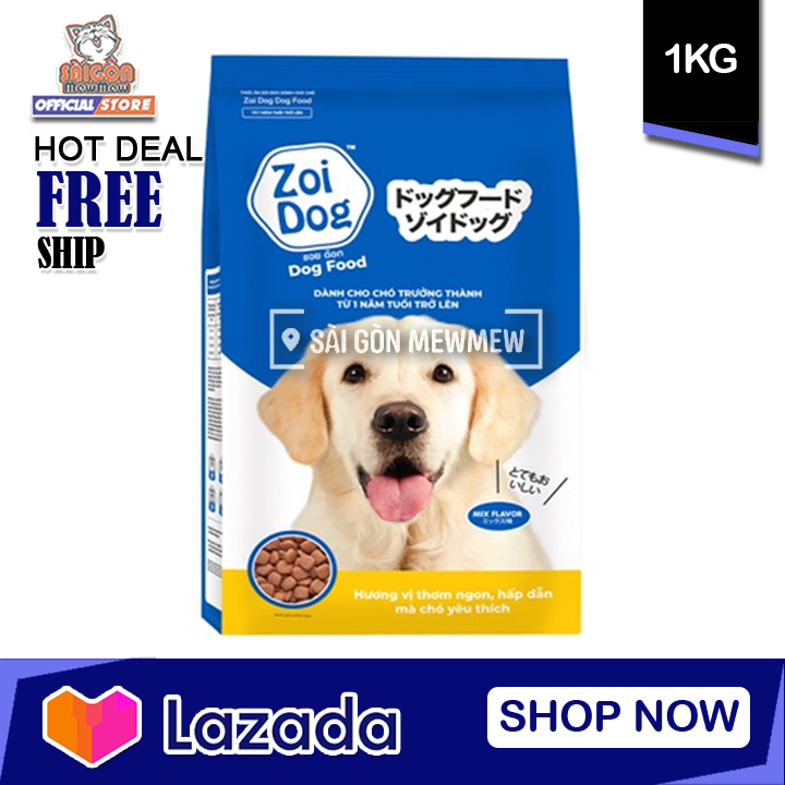 Hạt cho chó ZOI DOG túi 1KG
