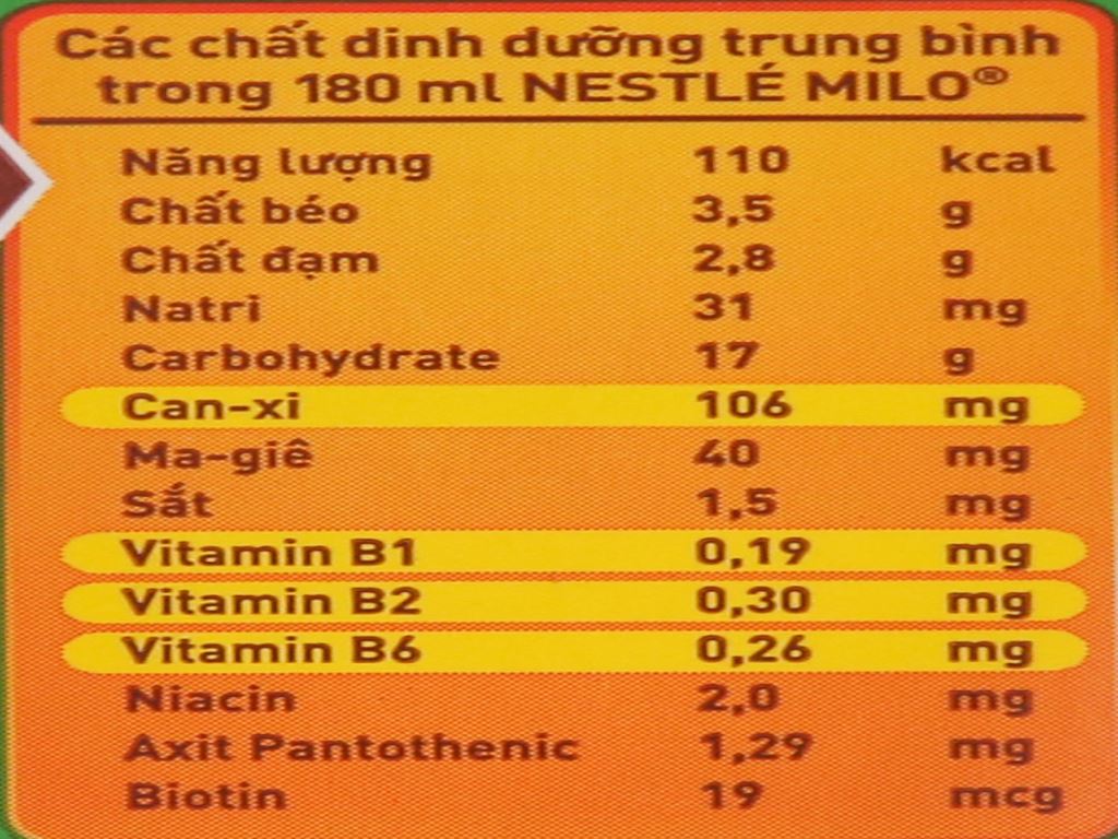 Lốc Sữa Nestle Milo lúa mạch hộp 180ml