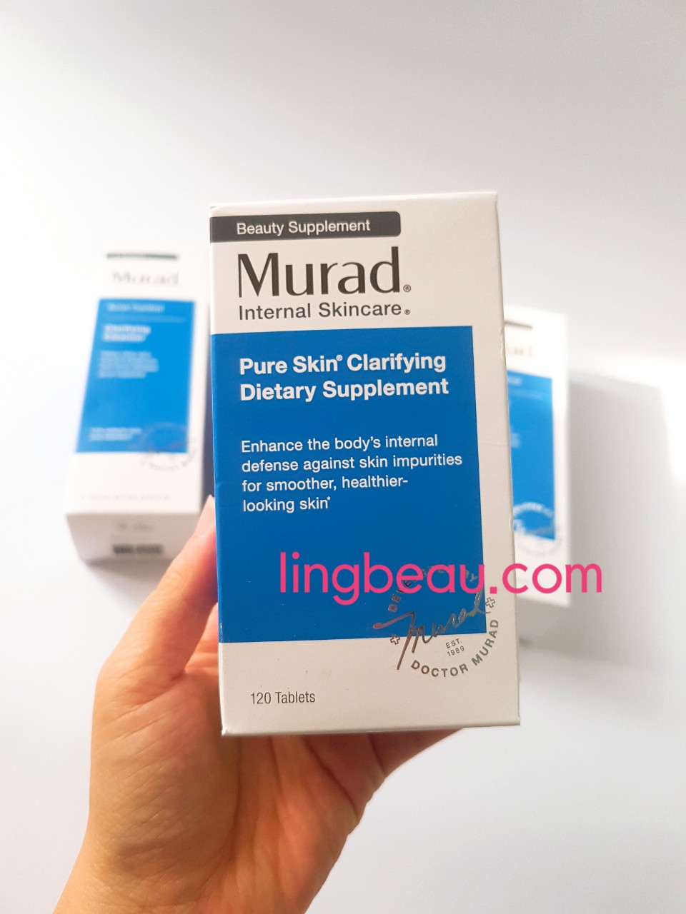 (Date mới) Giảm mụn Murad Pure Skin Clarifying Supplements