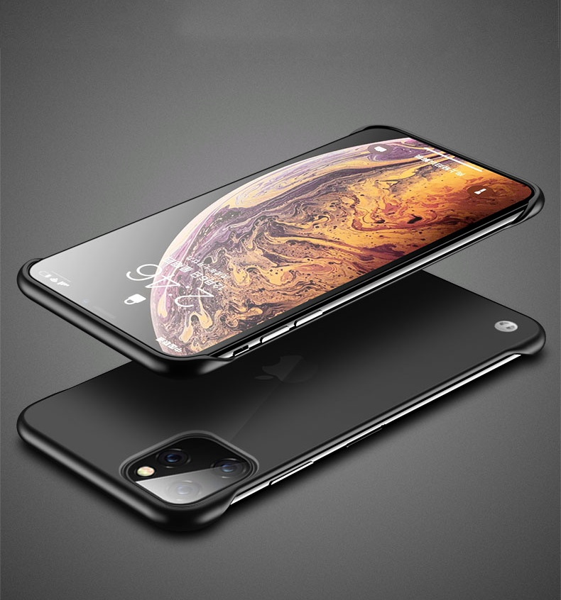Ốp lưng Iphone 11 Pro Max nhám mờ siêu mỏng không bo viền ôm khít máy