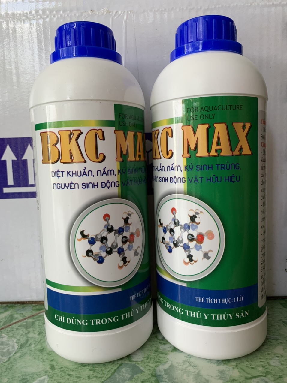 BKC Max diệt khuẩn nấm ký sinh trùng trên tôm cá