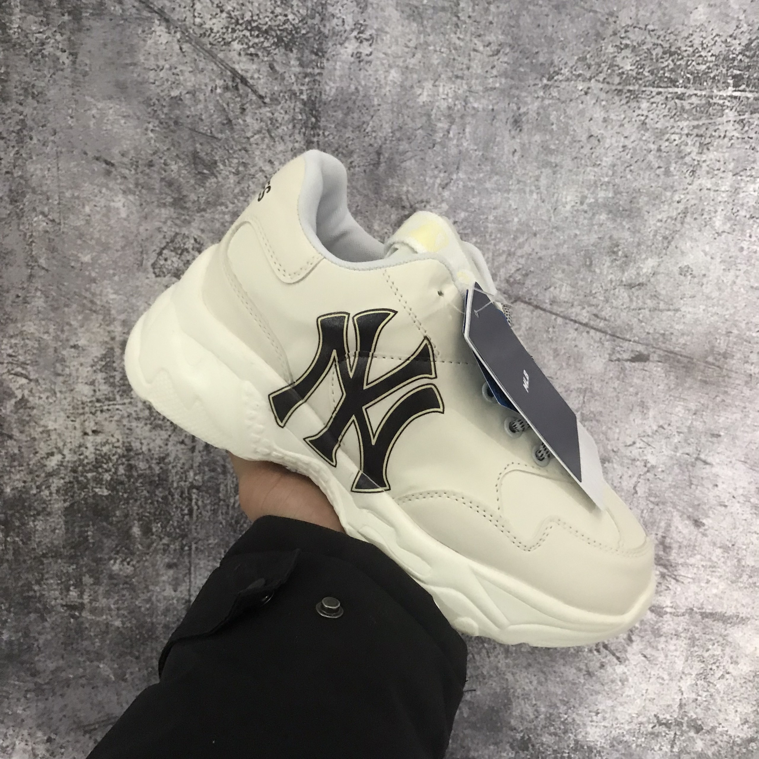 Giày MLB BOSTON NY hot trend thể thao sneaker nam nữ, Giày độn đế tăng chiều cao