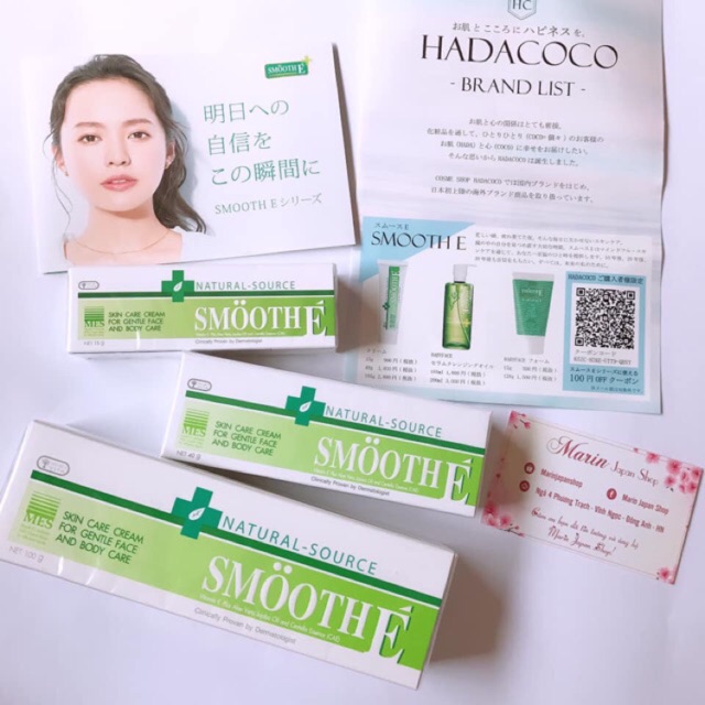 (Hàng Nhật,có bill store) kem thâm sẹo, thâm mụn Smoothe Nhật Bản