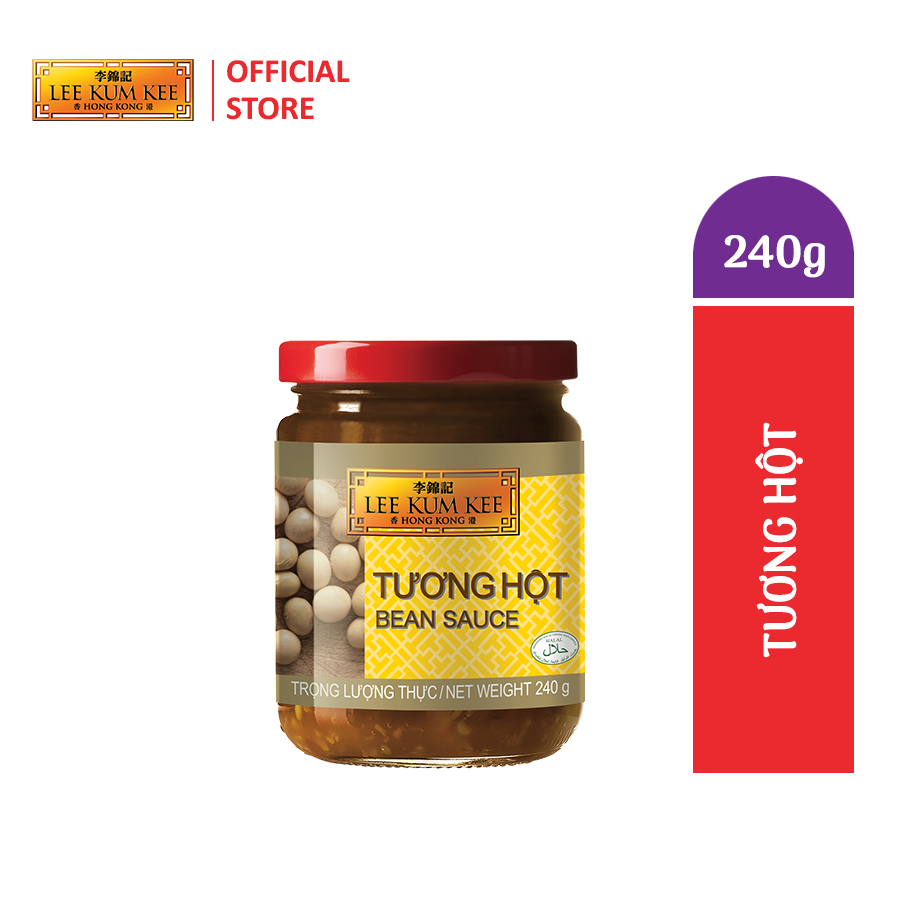 [Đơn 150K Tặng Gói Sốt] Tương hột LEE KUM KEE BEAN SAUCE hũ thủy tinh 240 gram