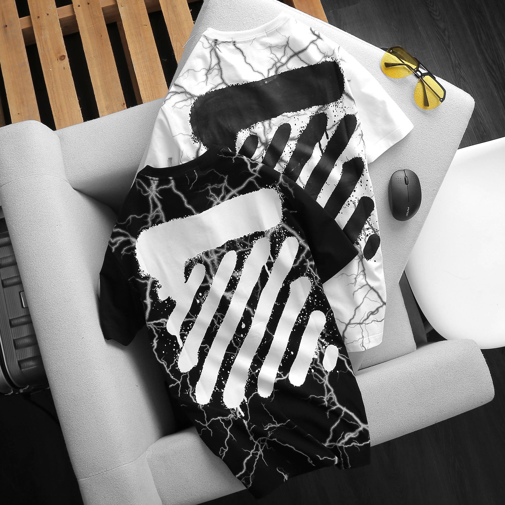 Áo OFF WHITE Tia Chớp Đen