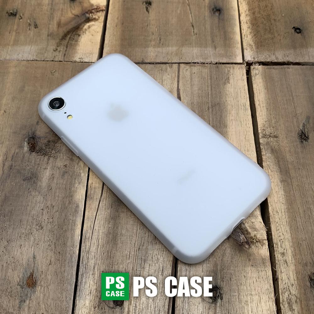 Ốp lưng dẻo trắng sần nhám dành cho iPhone XR - PS Case Phân Phối