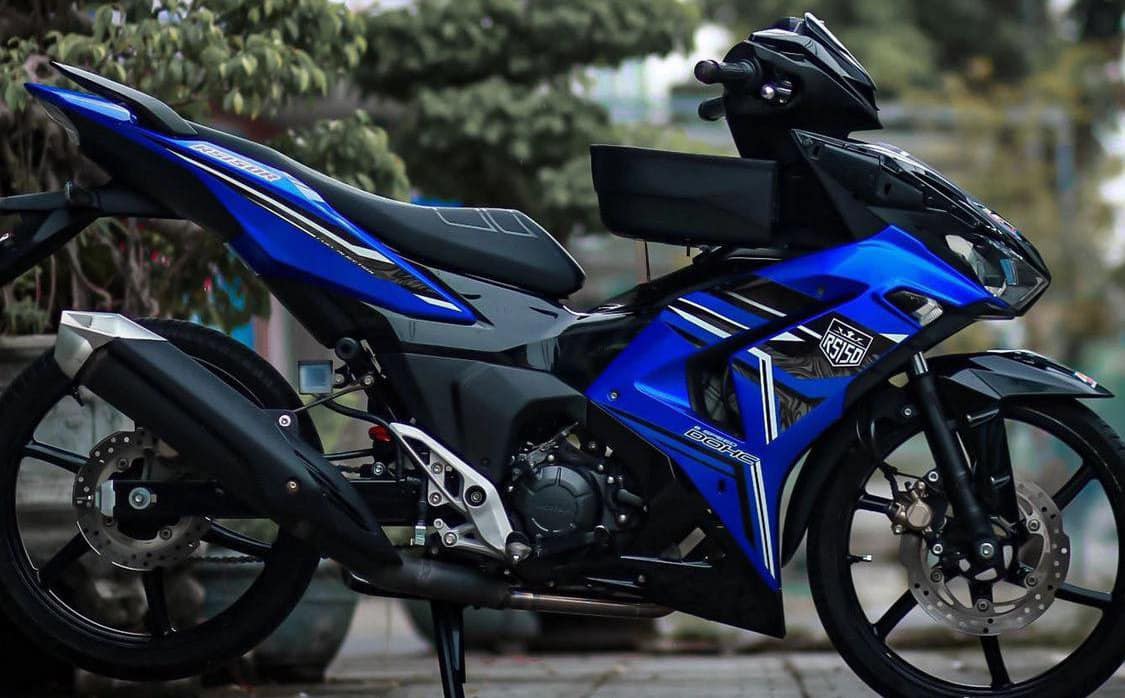 Tem dán xe winner x v3 rs 150 xanh đen