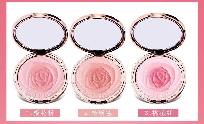 [HCM]Phấn Highlight Bắt Sáng Má Hồng 2in1 Pony Energy Rainbow Rose