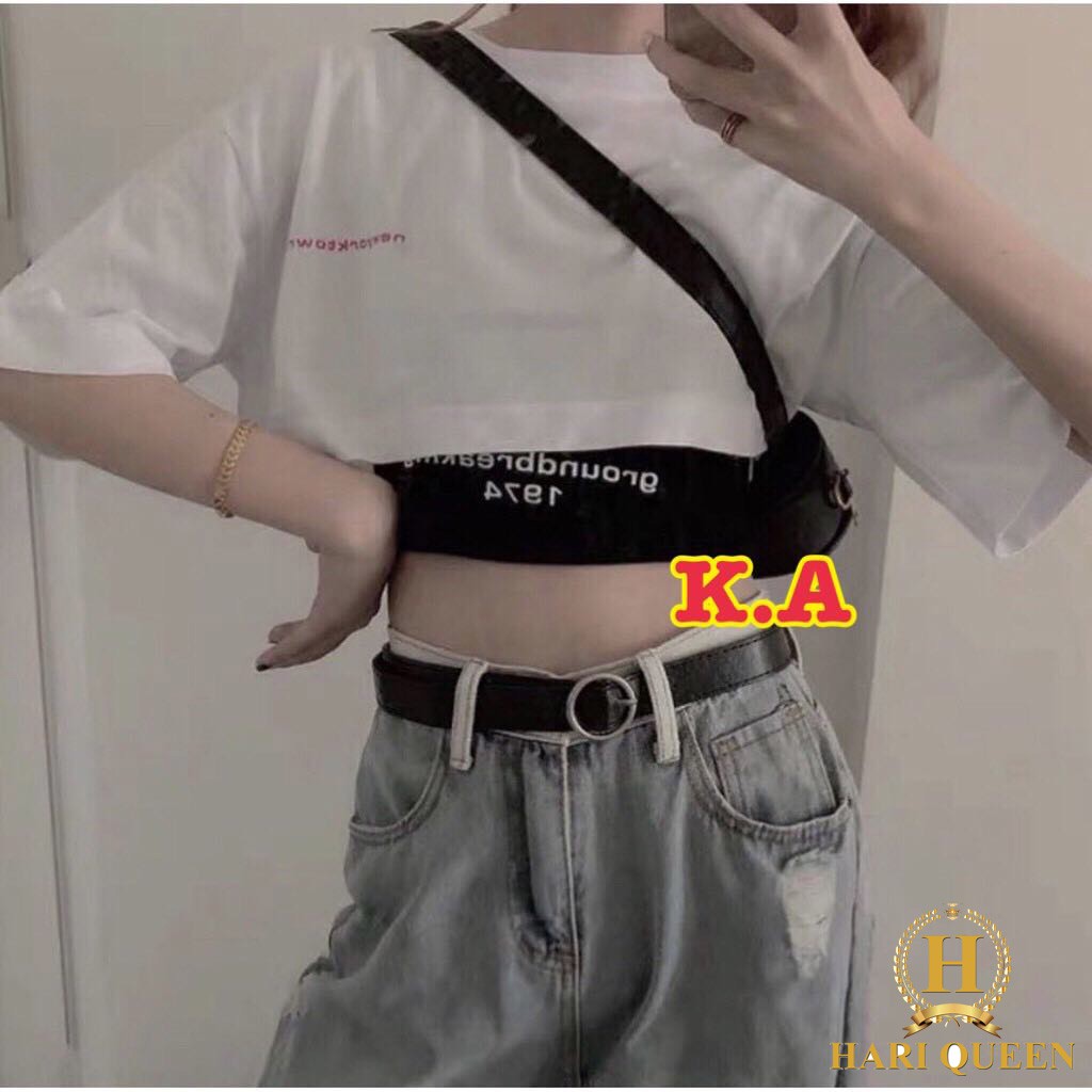 Sét 2 món croptop hình thêu KAN0320