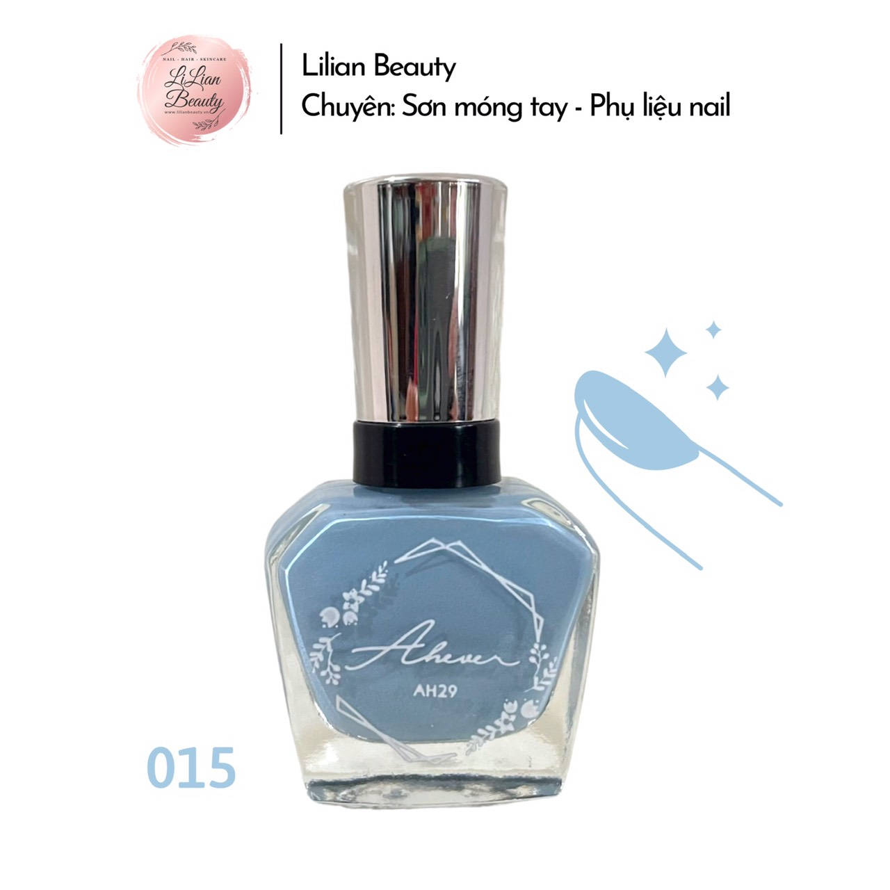 Sơn móng tay ah29 bóng đẹp, bền màu - ms 015 - 17ml
