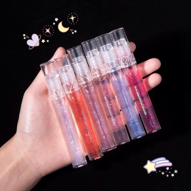 Son bóng Daimanpu có nhũ water light lip gloss