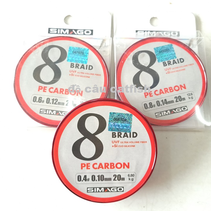 Dây Thẻo PE 8X Câu Đài Simago -dây simago siêu bền làm thẻo-SIMAGO