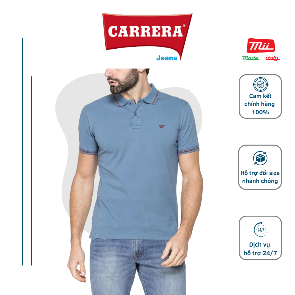 Áo polo nam viền cổ ngắn tay - CARRERA JEANS