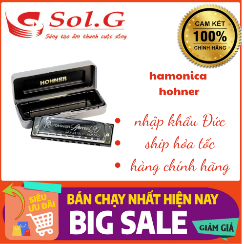 Kèn harmonica diatonic 10 lỗ Hohner Special 20 - Phân phối chính hãng SolG