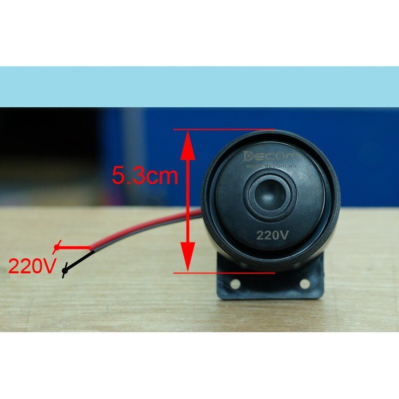 Còi Hú Báo Động 110dB nguồn điện 220V (chính hãng DECOM)