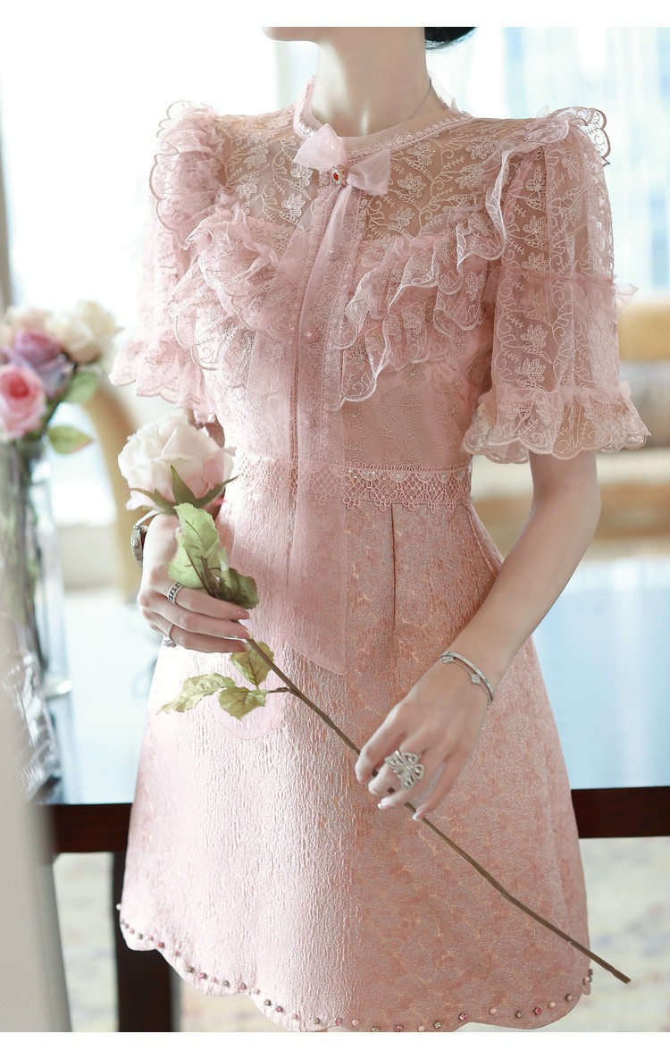 ĐẦM Lady REN PHỐI GẤM CAO CẤP và Sang Chảnh