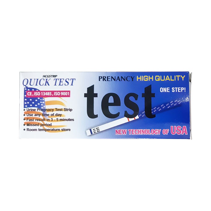 Que thử thai Quick Test phát hiện thai sớm