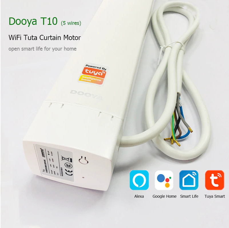 Động cơ rèm Tuya Wifi /Zigbee Hỗ trợ Google/Alexa - hỗ trợ remote RF