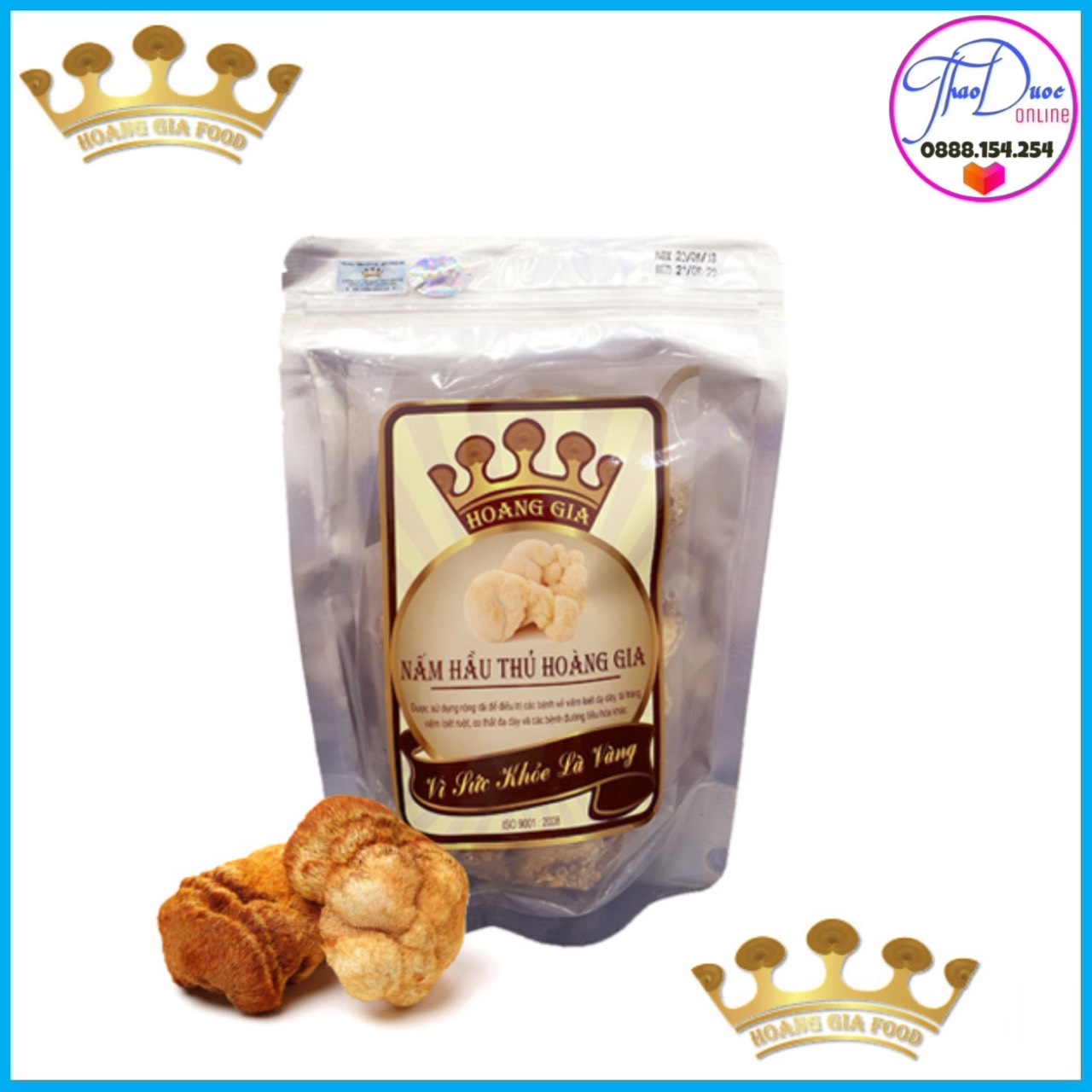 Nấm Hầu Thủ hoàng Gia 500g/túi