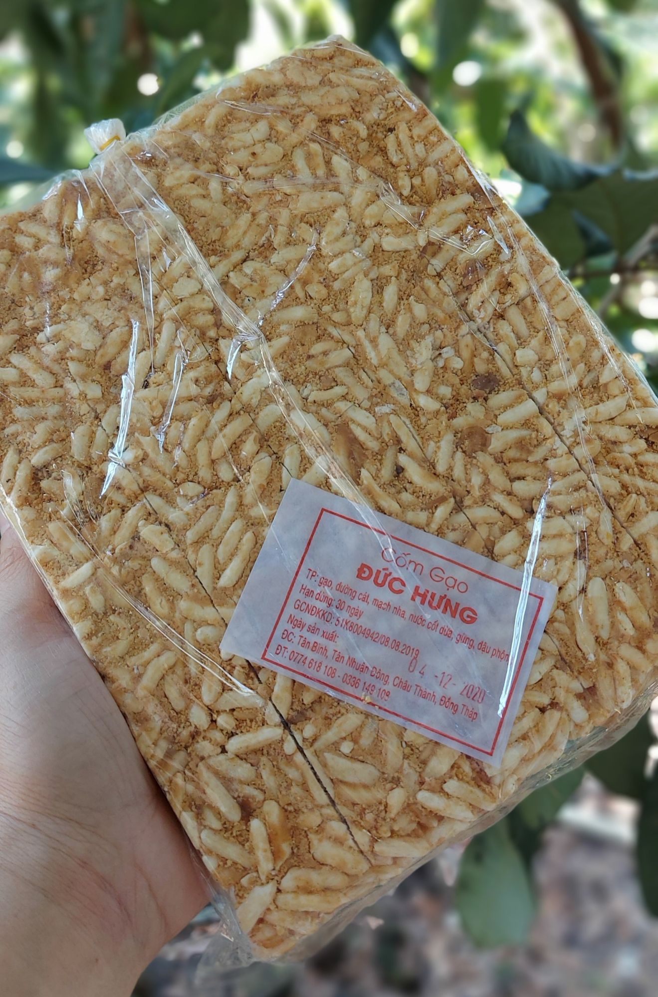 Cốm gạo- đặc sản miền tây- Hoa kiểng Nguyễn Lộc