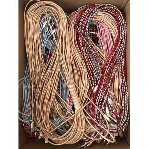 Cáp Sạc 3m Dây Dù Chống Gãy Sạc Nhanh Cho Samsung/HTC/LG/HUAWEI/XIAOMI, dây sạc 3m, dây sạc bọc dù