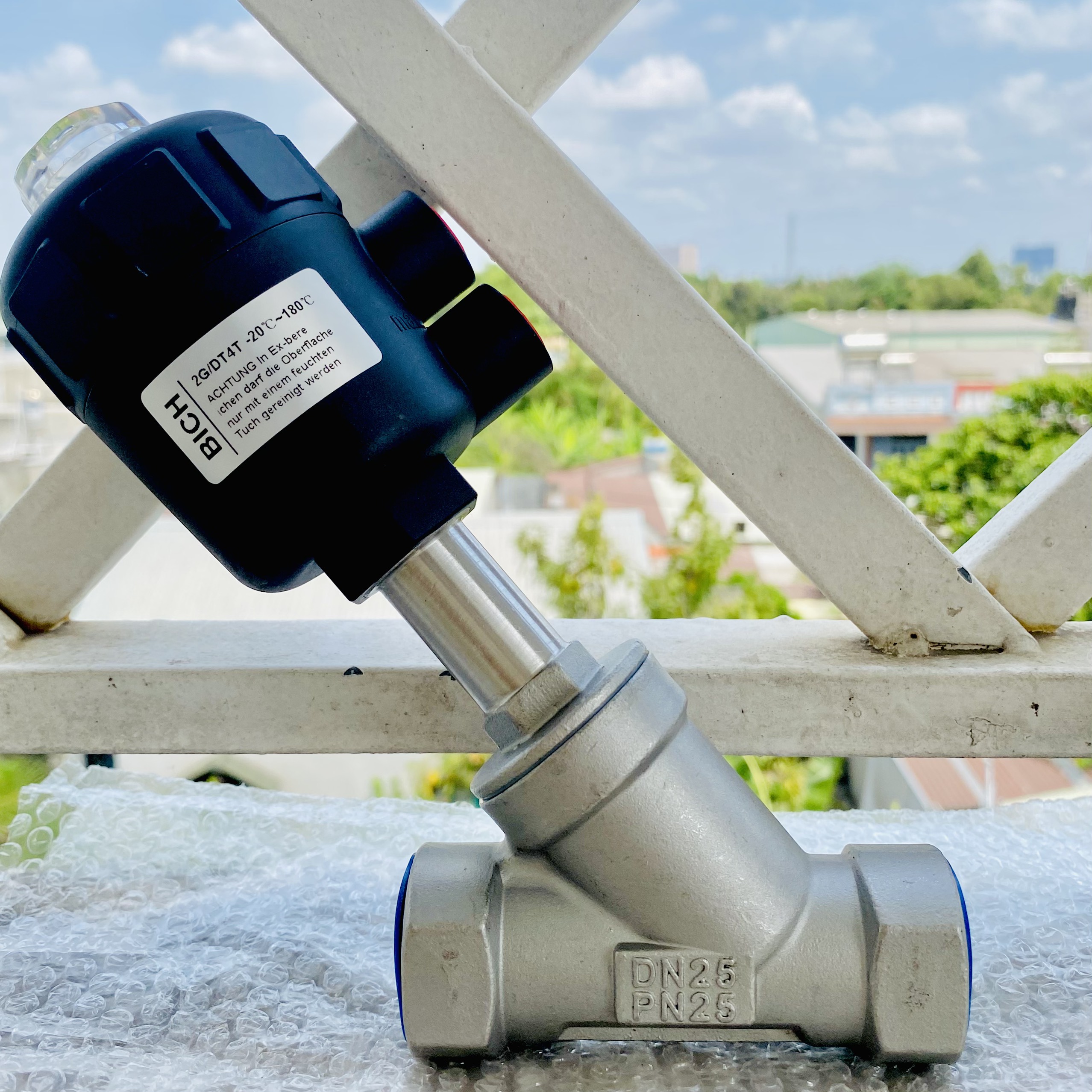 VAN XIÊN -VAN CHỮ Y DN25 (ren 34mm) Bầu Nhựa