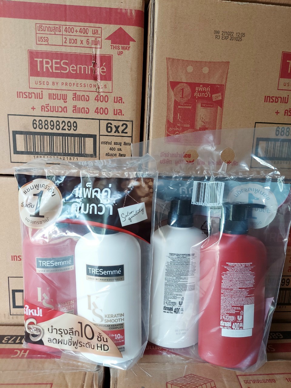 Dầu gội-xã Tresemme KERATIN SMOOTH Thái Lan 400ml/450ML