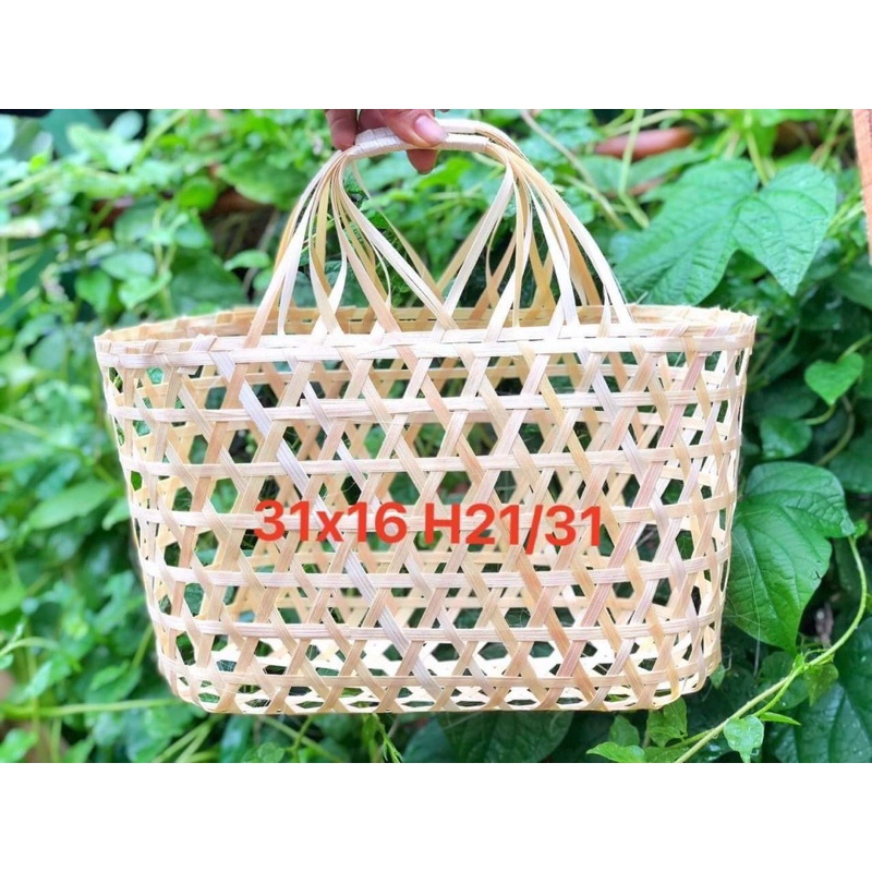 [QUÀ TẶNG TRUNG THU] Lẵng quà tre, giỏ tre đựng quà, làn tre đựng quà tết