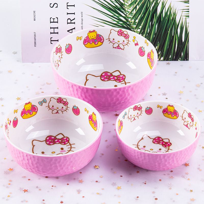 🌸CHÉN BÁT TÔ TRÒN HELLO KITTY DOREMON