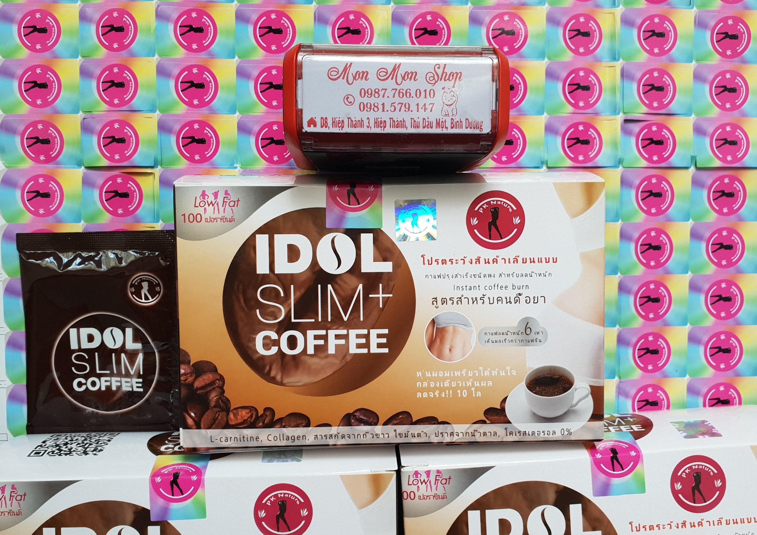 Cà phê giảm cân idol slim coffee Thái Lan (Hộp 10 gói nhỏ x 15g)