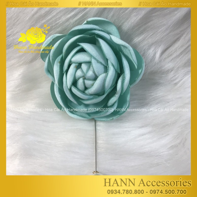 Hoa Cài Áo Váy , Cài Áo Hoa Hồng [HANN HANDMADE - Hoa cài áo, phụ kiện thời trang sỉ]