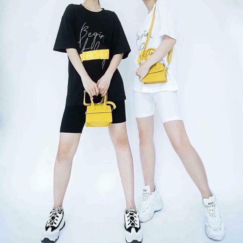 [HCM][Chuẩn Thái] Quần leging RAINBOW Thái dáng Biker - Đùi trên gối