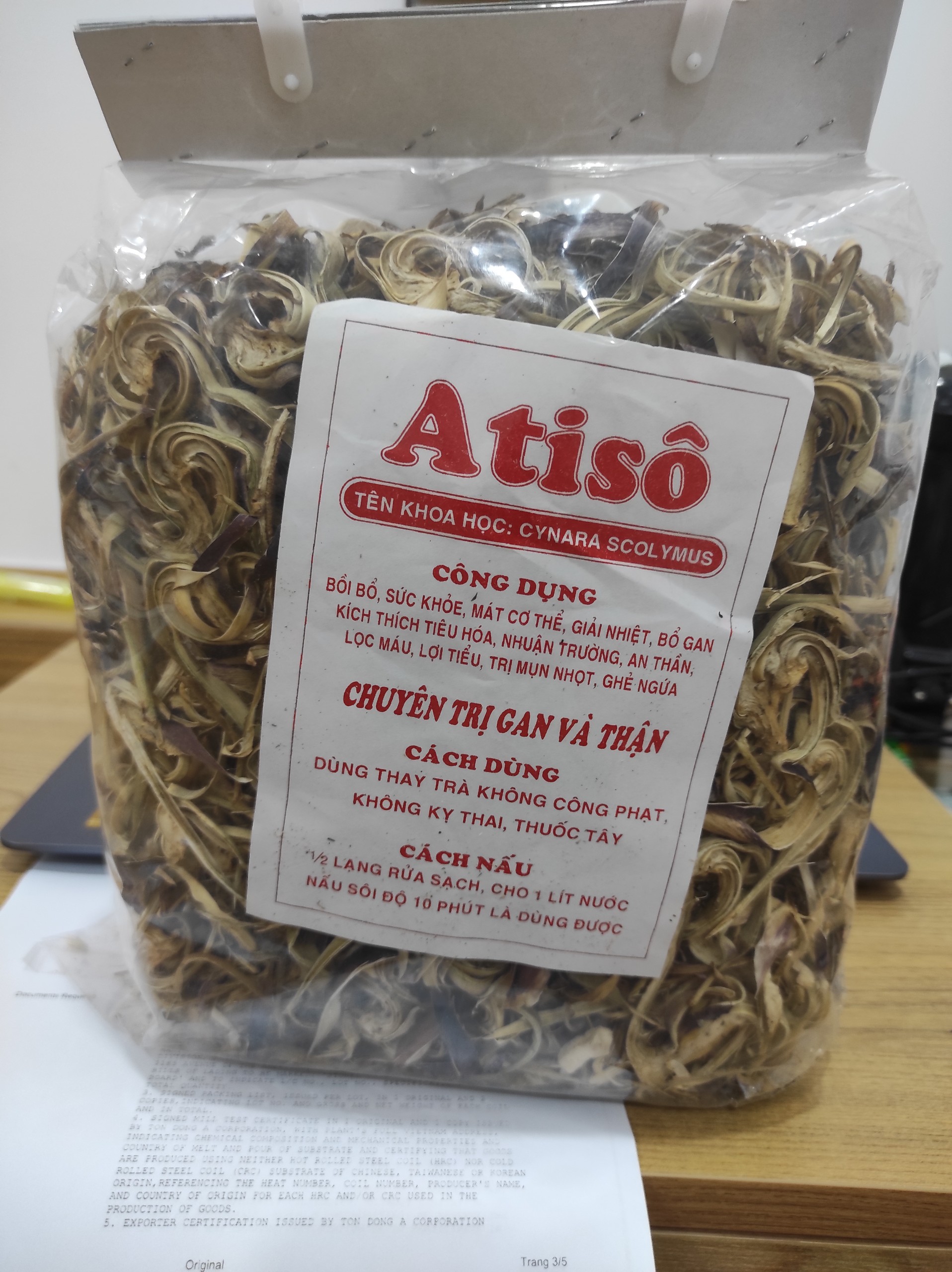 500gr BÔNG ATISO SẤY KHÔ ĐẶC SẢN ĐÀ LẠT
