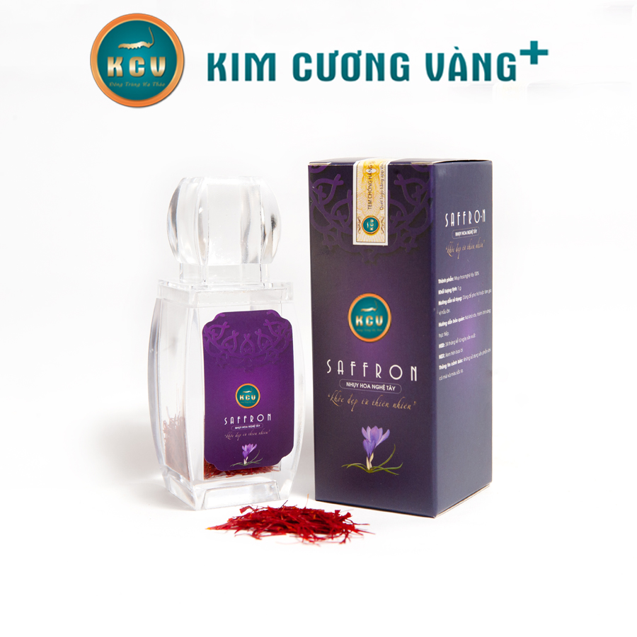 Saffron - Nhụy Hoa Nghệ Tây KCV (1g/Hộp)