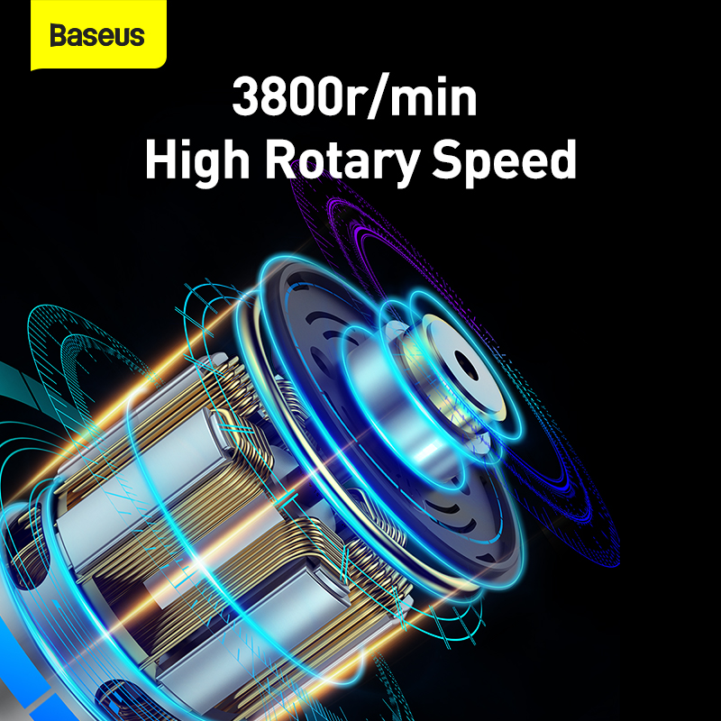 Máy đánh bóng điện ô tô Baseus không dây 3800RPM với 3 miếng đánh bóng-INTL