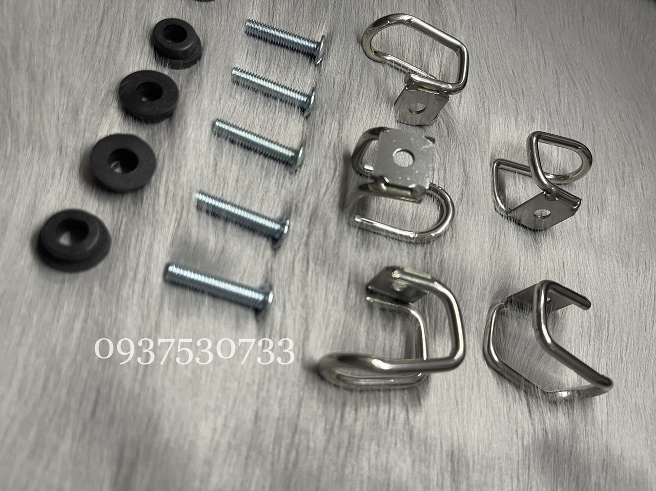 Móc U Móc Treo Inox xe máy (1 cái)
