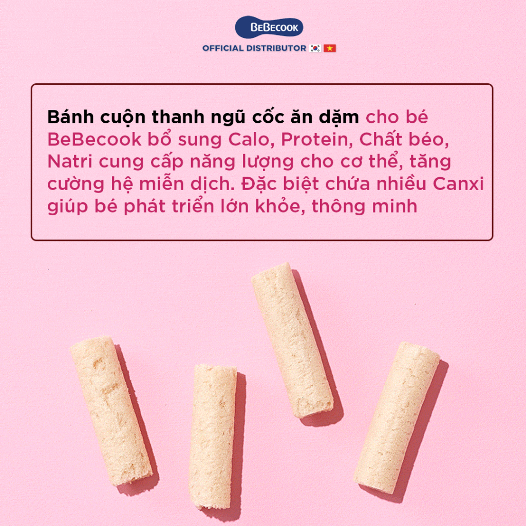 Bánh cuộn ngũ cốc Bebecook
