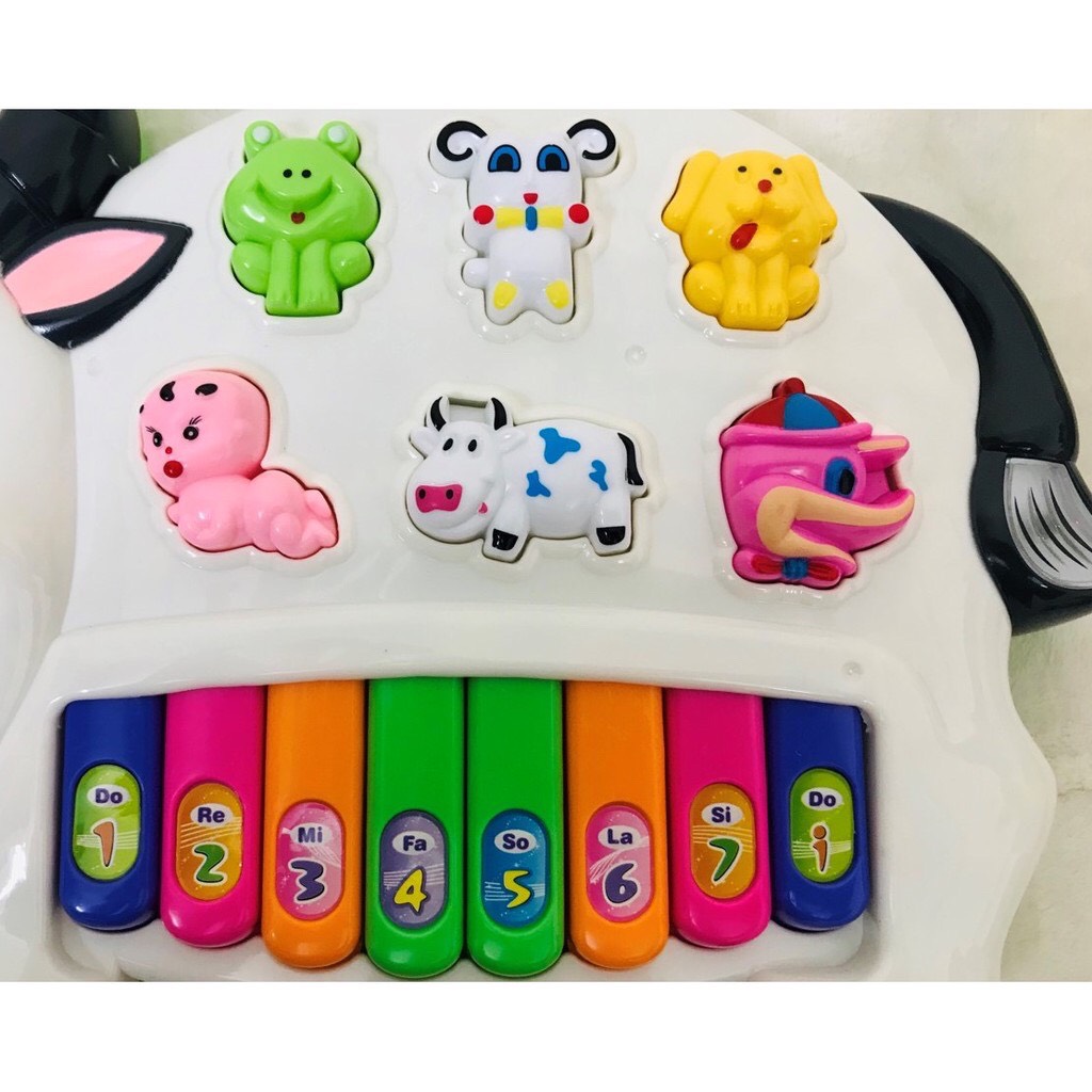 ĐỒ CHƠI ĐÀN PIANO HÌNH CON BÒ