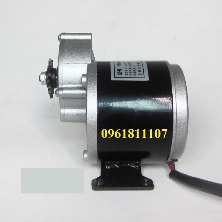 Động cơ giảm tốc 24V 250W, motor giảm tốc 24V 350w làm xe điện, tời kéo câu, máy cấy, băng tải, robot