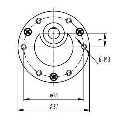 Giá Đỡ, Đế Gá Động Cơ GA37, GB37 JGB37-520