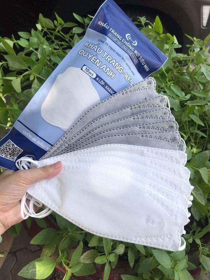 KHẨU TRANG Y TẾ 4D  KF94 QUYỀN ANH ( GÓI 10 CHIẾC)