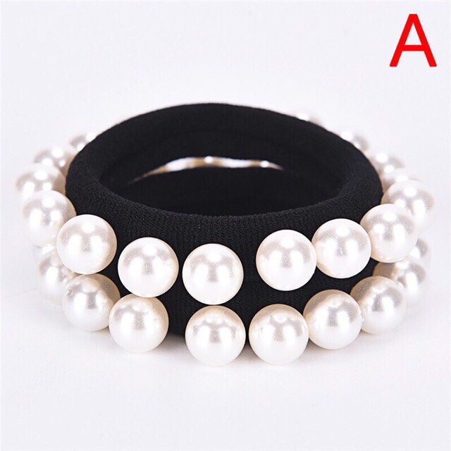 Combo 10 dây cột tóc đính hạt siêu đẹp