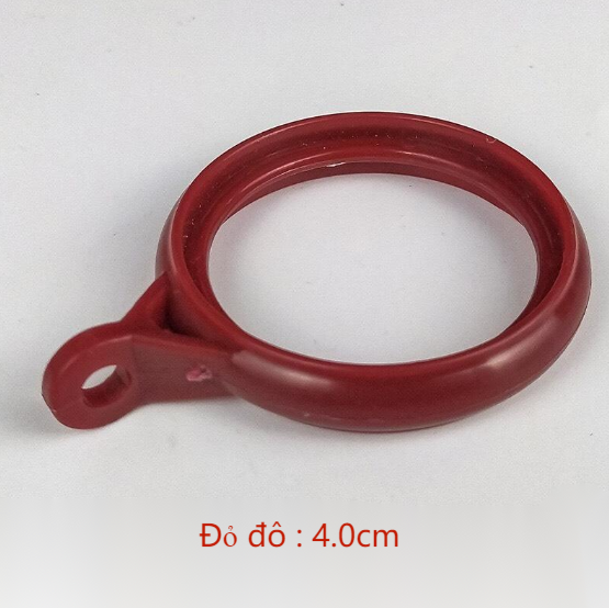 KHOEN TRÒN NHỰA TREO RÈM CỬA 10 cái  4.5cm lọt lòng 3.5cm