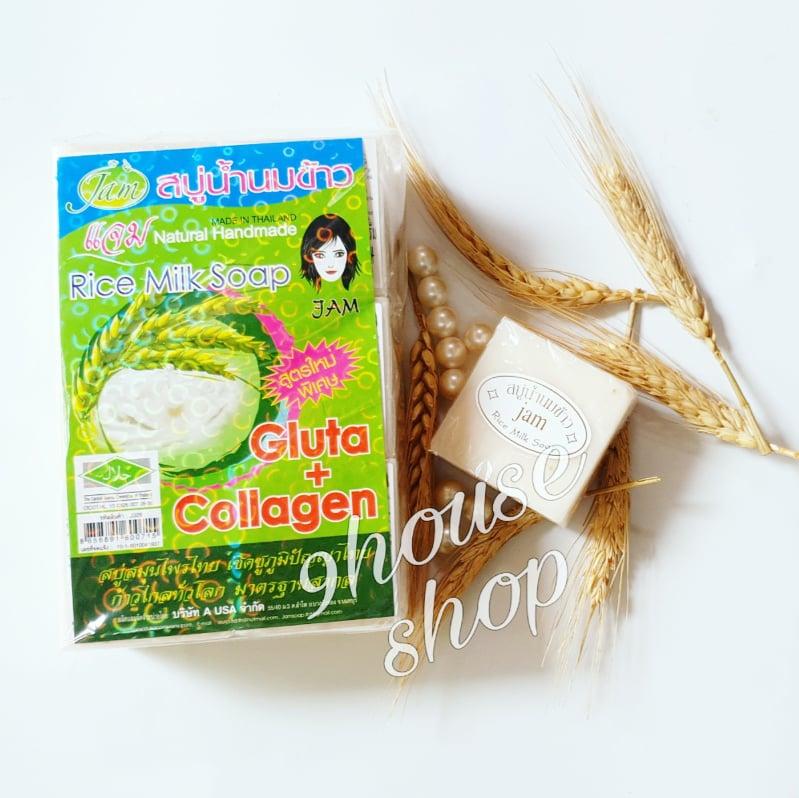 01 cục xà bông gạo jam thái lan 60gram