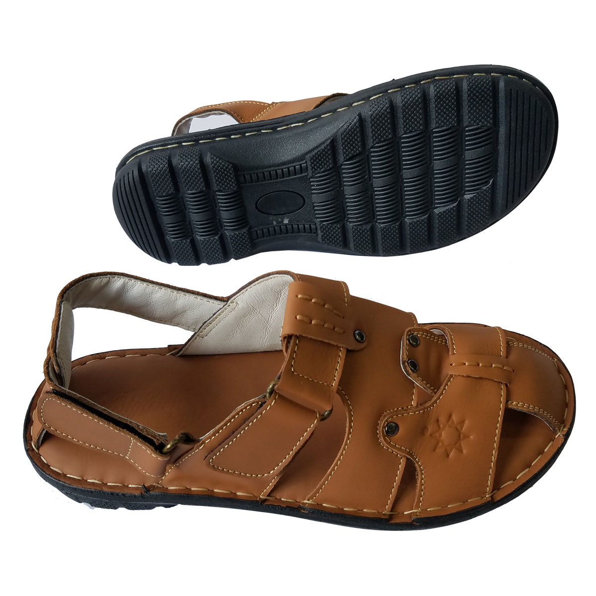 Giày Sandal Bít Đầu Da Bò BIGBEN SD30