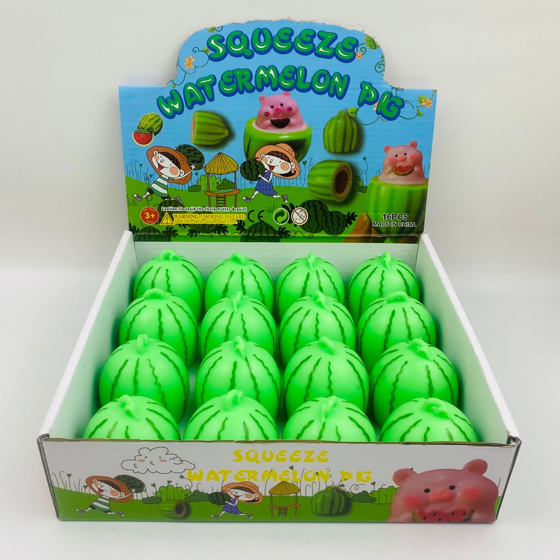Đồ chơi bóp dẻo Squishy Lợn dưa hấu