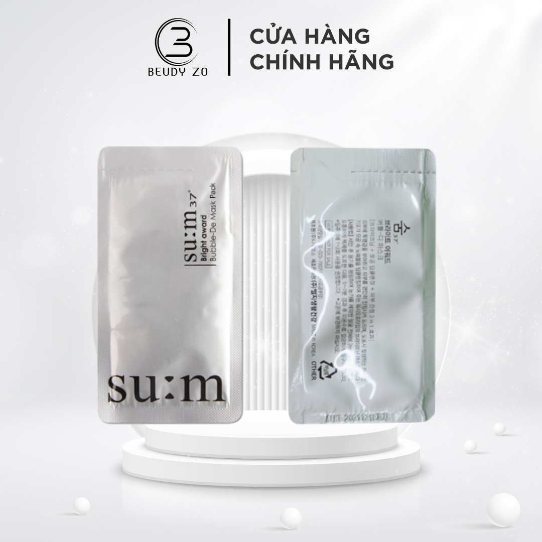 Mặt Nạ Sủi Bọt,Thải Độc,Trắng Da,4ML