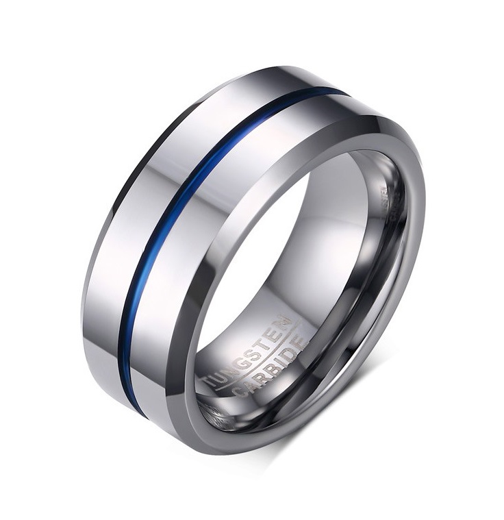 Nhẫn Tungsten Carbide Bạc