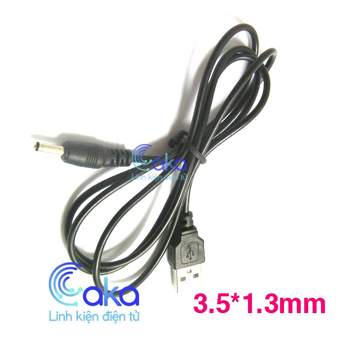 Dây nguồn usb dc 3.5x1.3mm